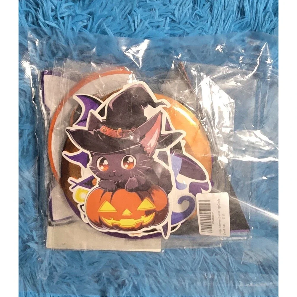 Halloween Paper Banner Set Party Decor - Ghost & Cat, Multicolor Banner hanging